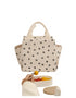 Corduroy Insulated Lunch Bag with Side Pockets
